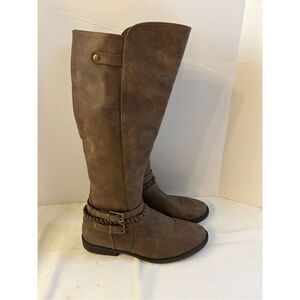 Rampage riding brown boots size 10m style w5127A
